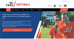 Desktop Screenshot of dcsoftball.com